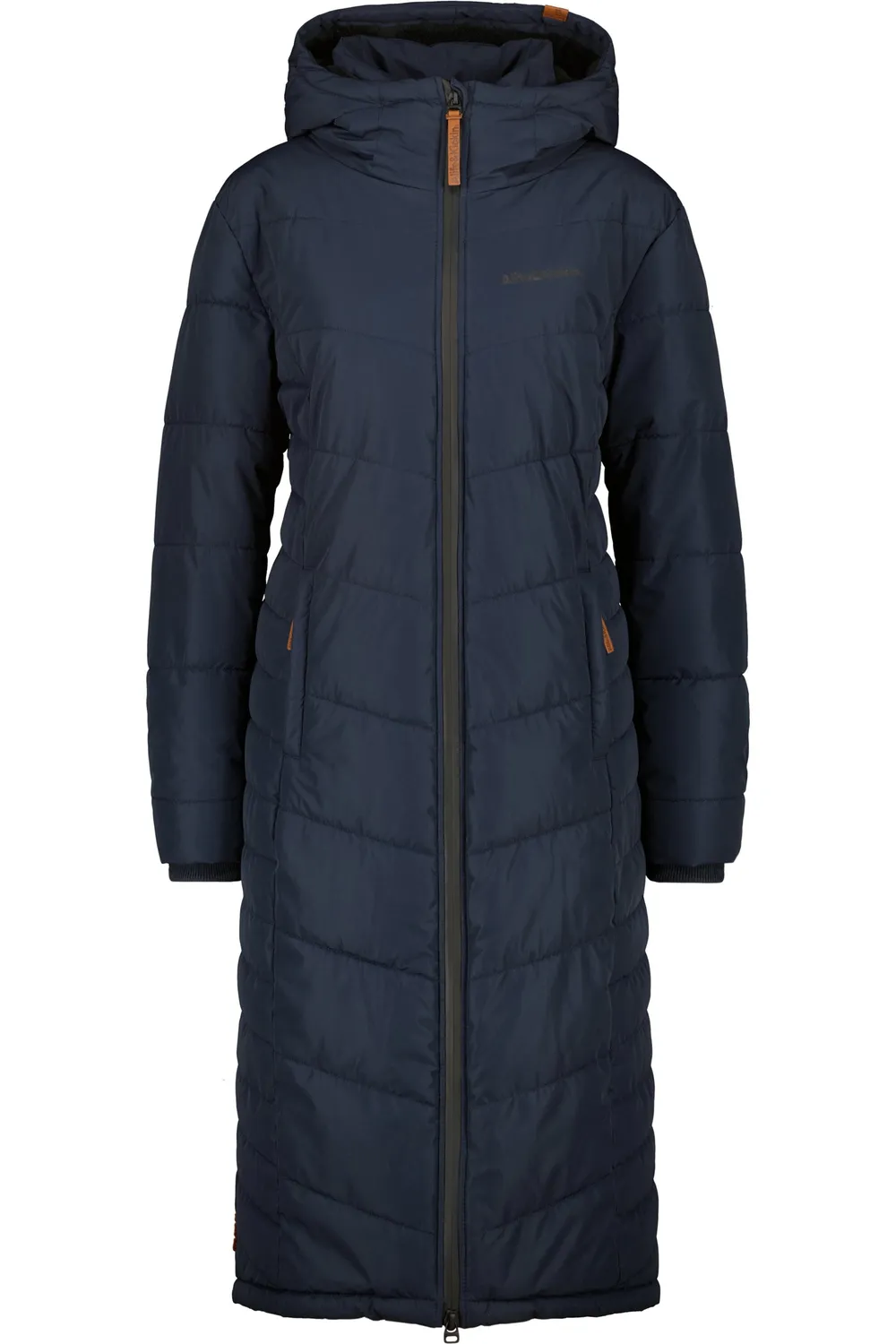 Alife & Kickin JuaAK A Puffer Coat Dunkelblau lang