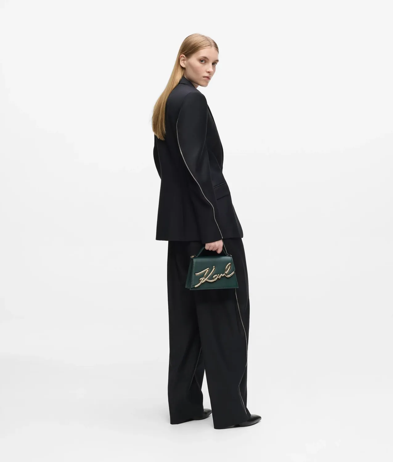 Karl Lagerfeld K/Signature Small Umhängetasche Trapez