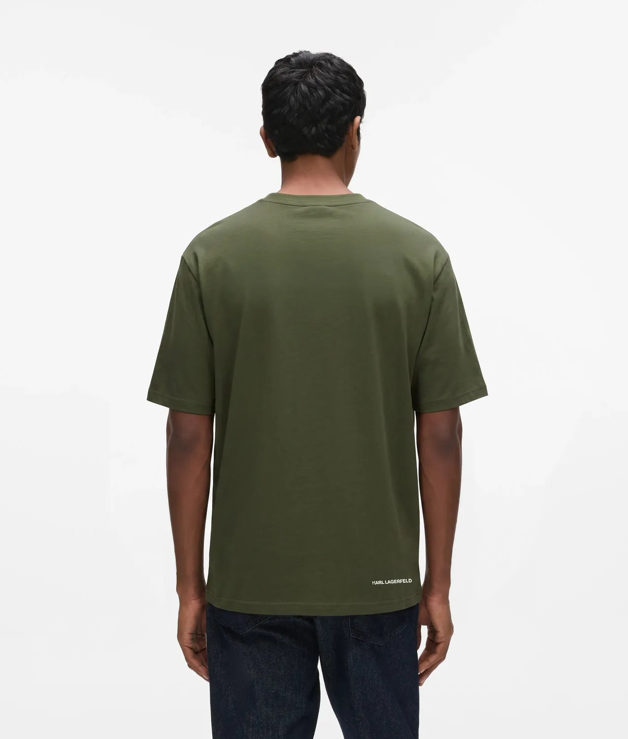 Karl Lagerfeld Ikon Kameo T-Shirt Baumwolle Stickerei