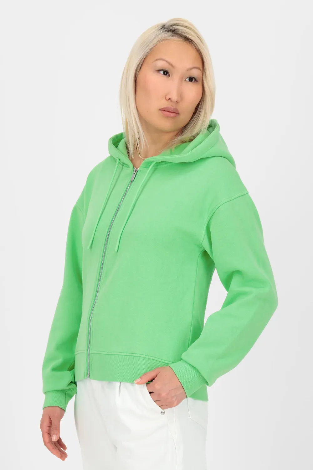 Alife & Kickin RanaAK A Sweatjacke Grün mit Kapuze