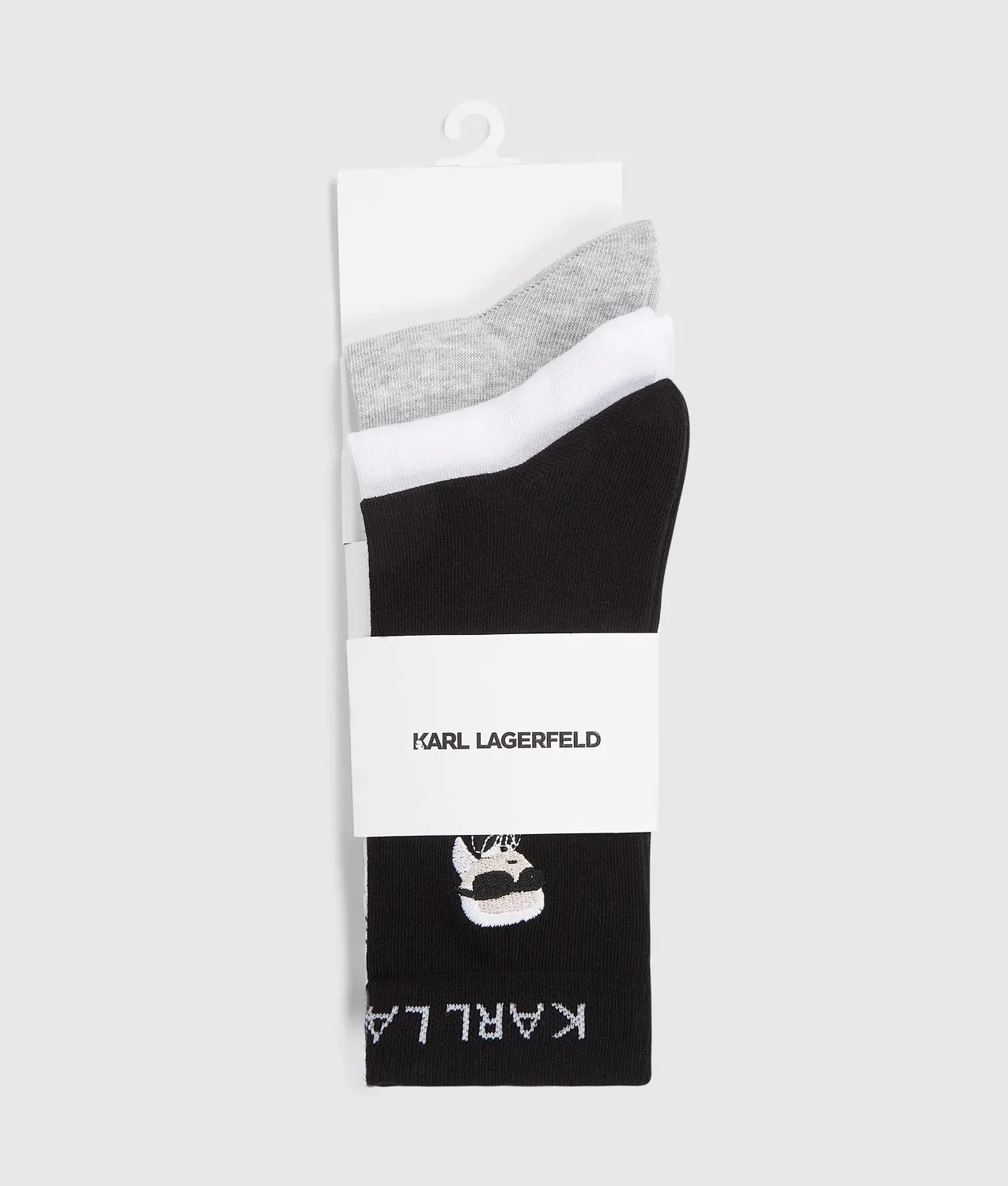 Karl Lagerfeld Ikon Socken 3-Pack Gr. 9-12 Baumwolle