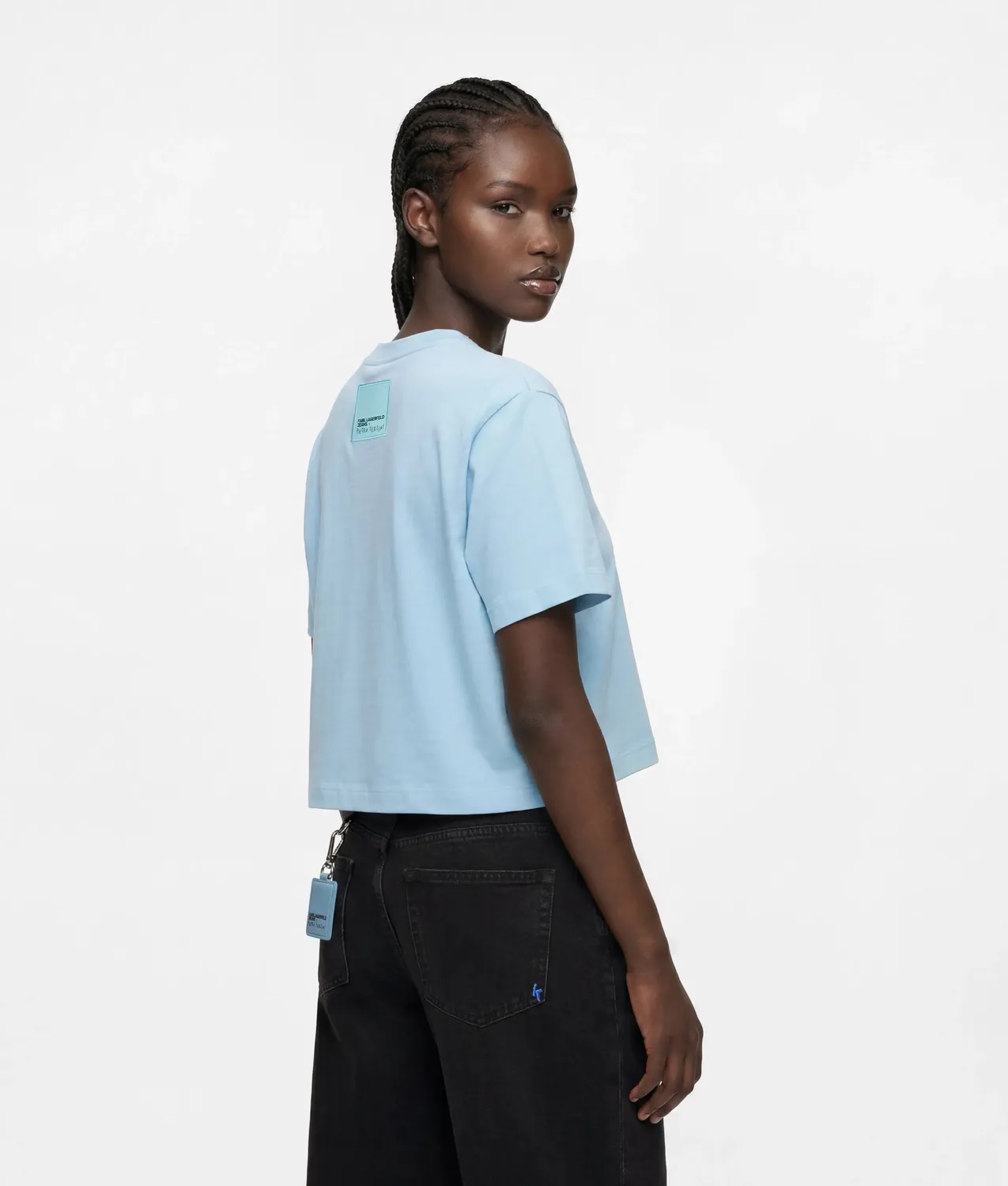 Karl Lagerfeld KLJ x Terzini Cropped T-Shirt Boxy