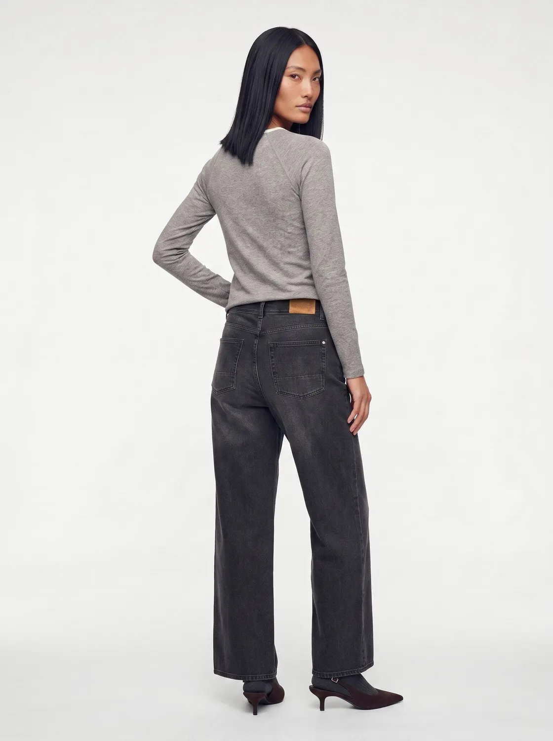 Mos Mosh MMHTalent Drill Jeans Schwarz Long Straight