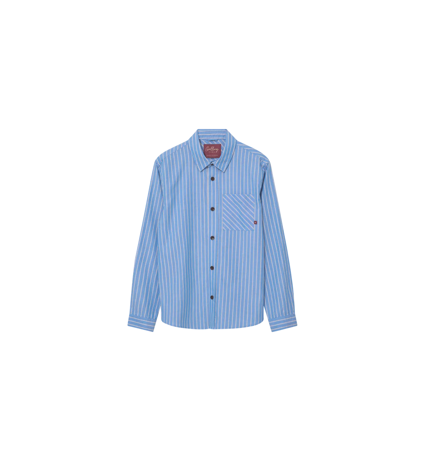 Mos Mosh MMGDavid Spring Stripe Shirt Hemd Hellblau
