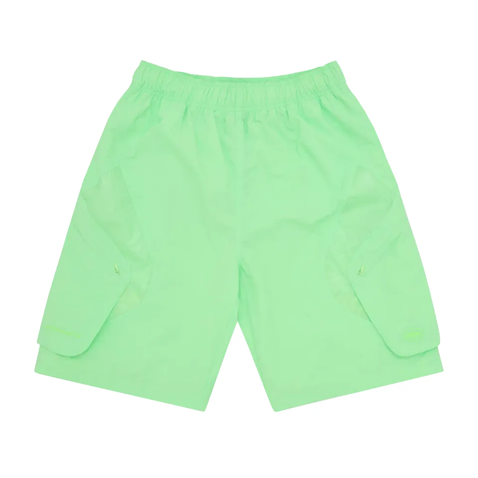 Corteiz Litework Quattro Shorts Grün Nylon Cargo