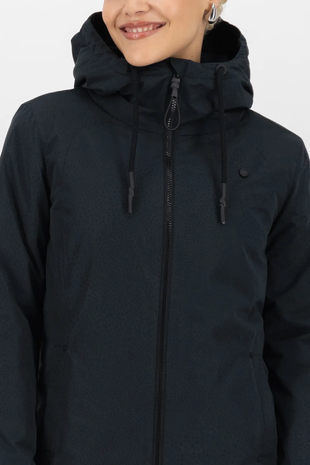 Alife & Kickin LilouAK B Winterjacke Schwarz Teddyfutter