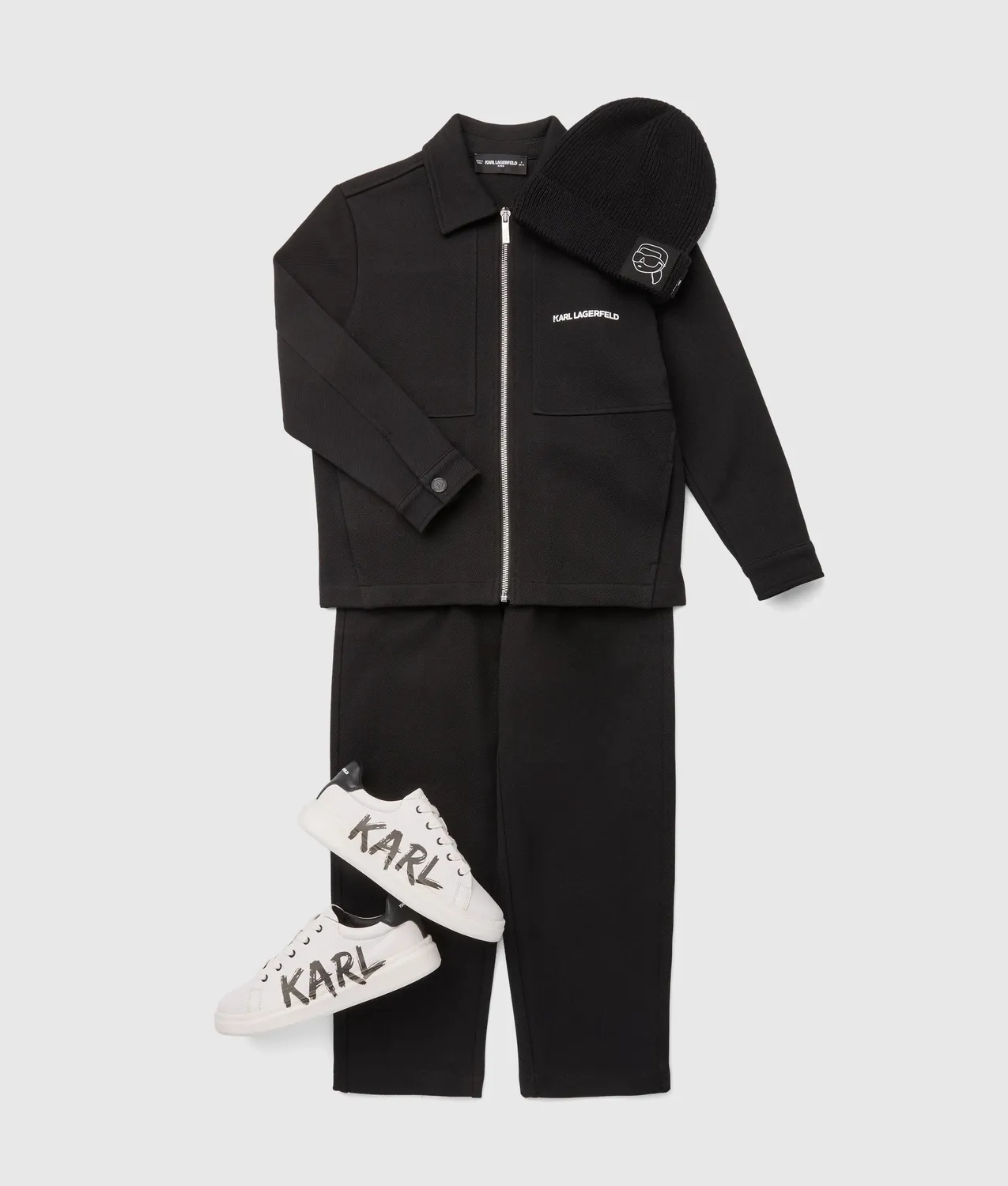 Karl Lagerfeld Boys Drawstring Hose Baumwollmix für Jungen