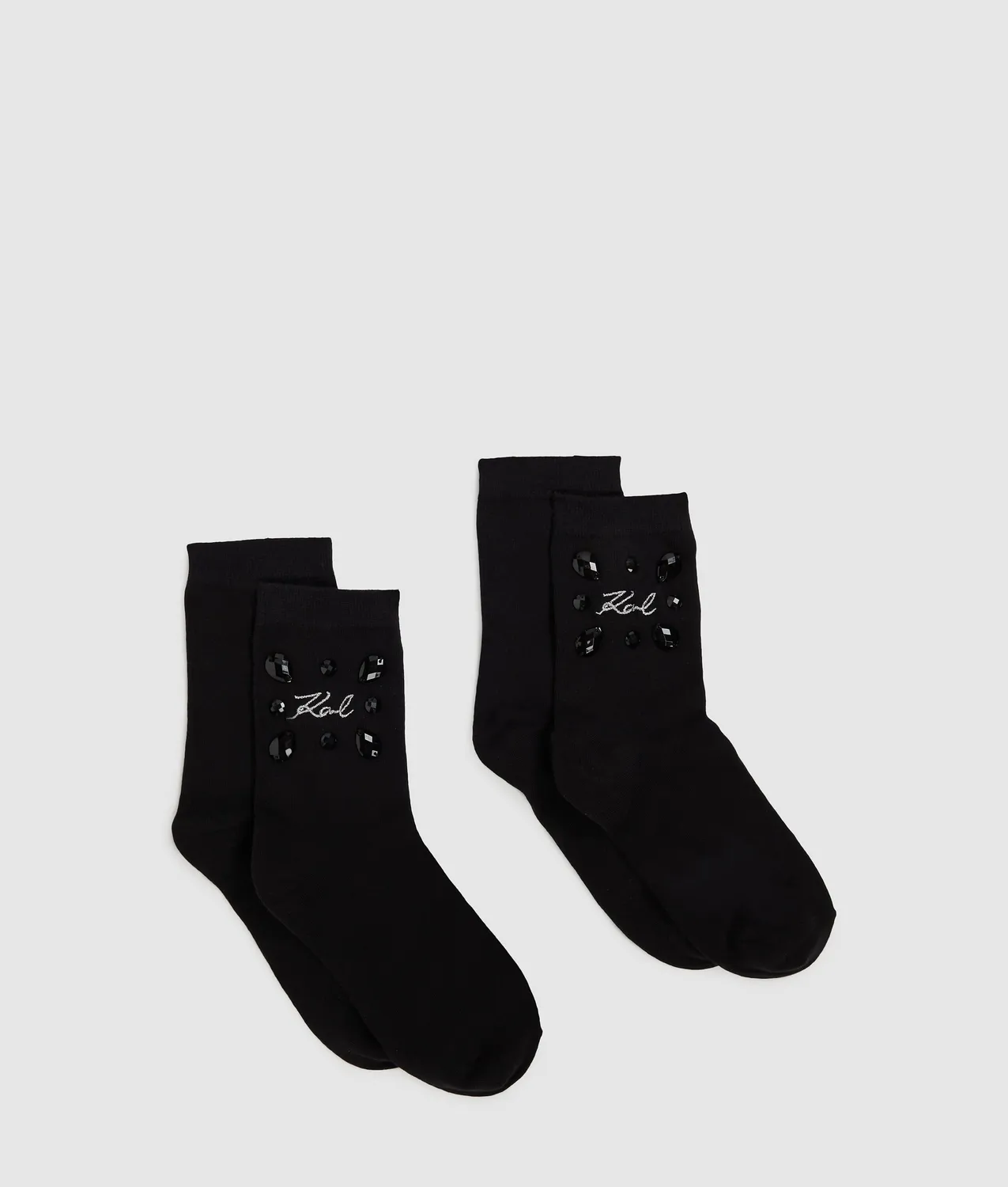 Karl Lagerfeld Signature Gemstone Socken 2er-Pack Damen