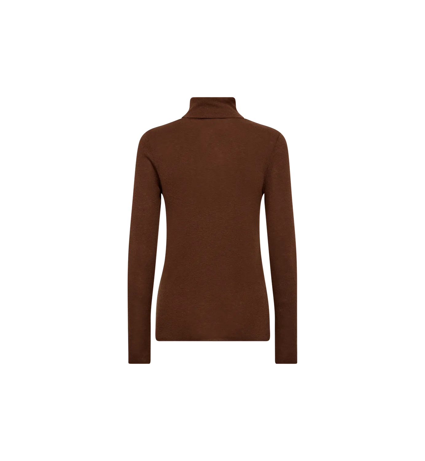 Mos Mosh MMBouch Rollneck Pullover Wolle Slim Braun