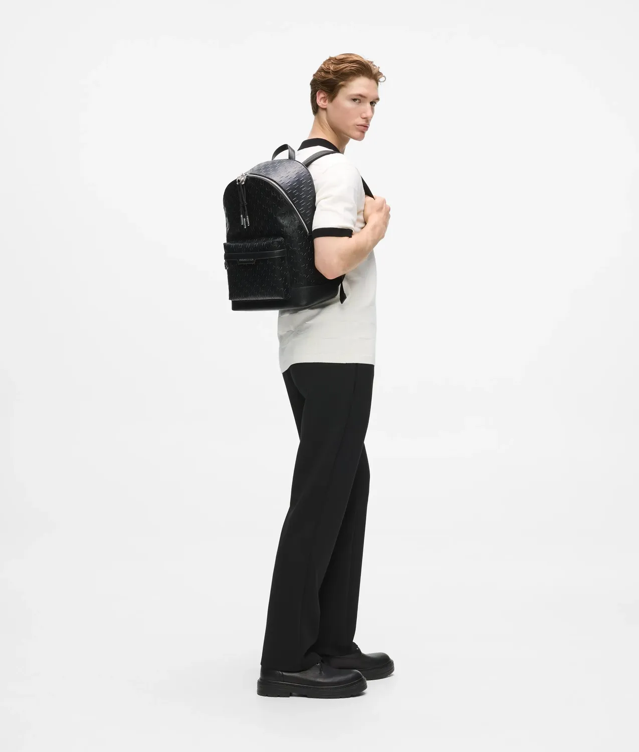 Karl Lagerfeld K/Monogram perforated Rucksack