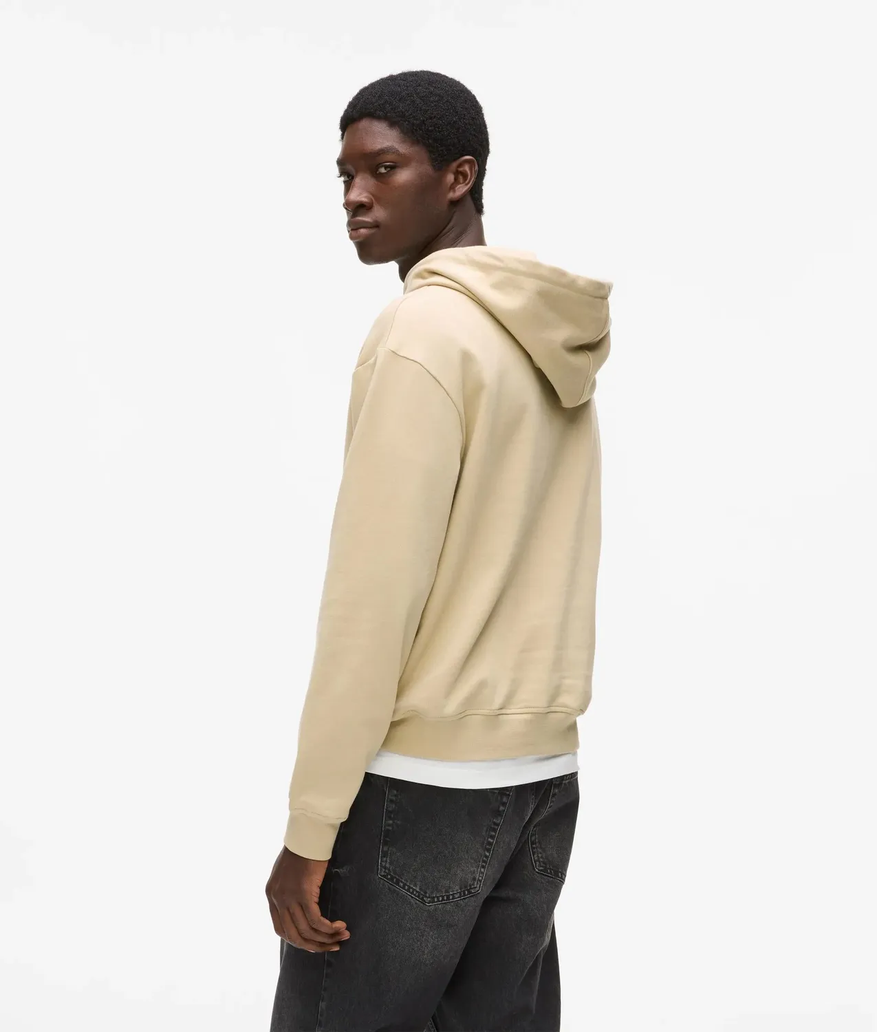 Karl Lagerfeld KL Jeans Frame Logo Hoodie Regular Bio-Baumwolle