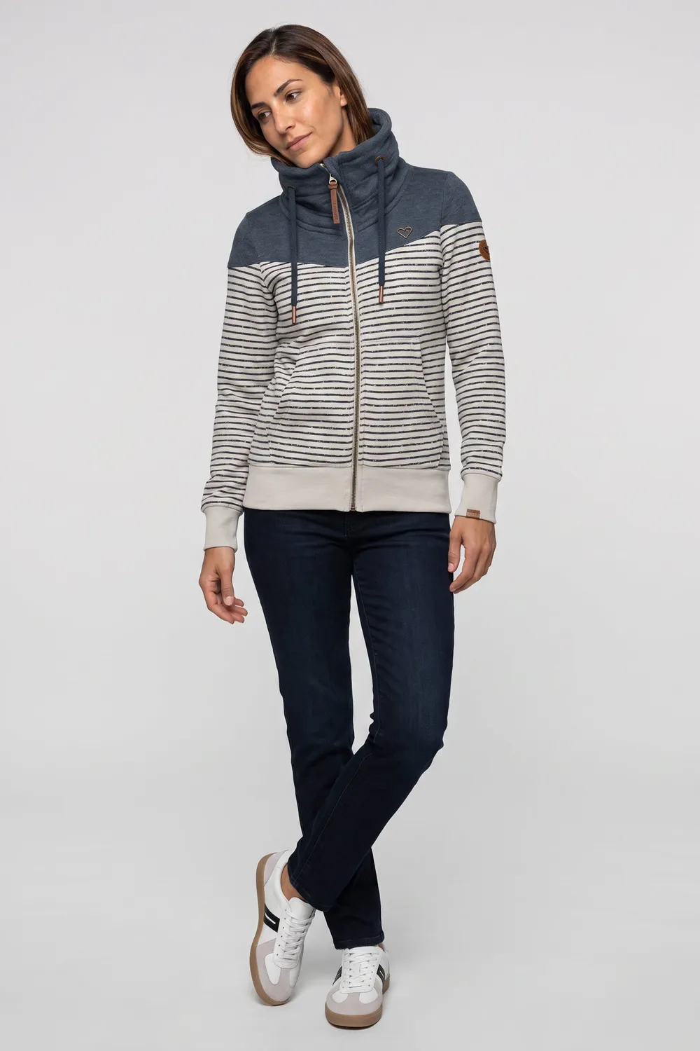 Alife & Kickin ValinaAK B Sweatjacke Grau Damen