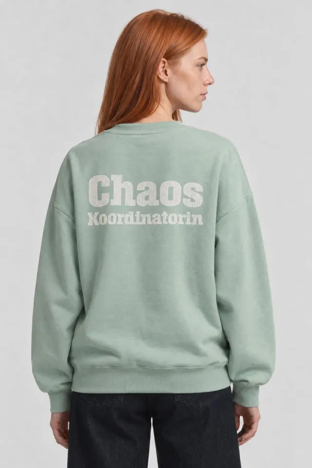 Alife & Kickin ElsaAK P Sweatshirt hellgrün Chaos Koordinatorin