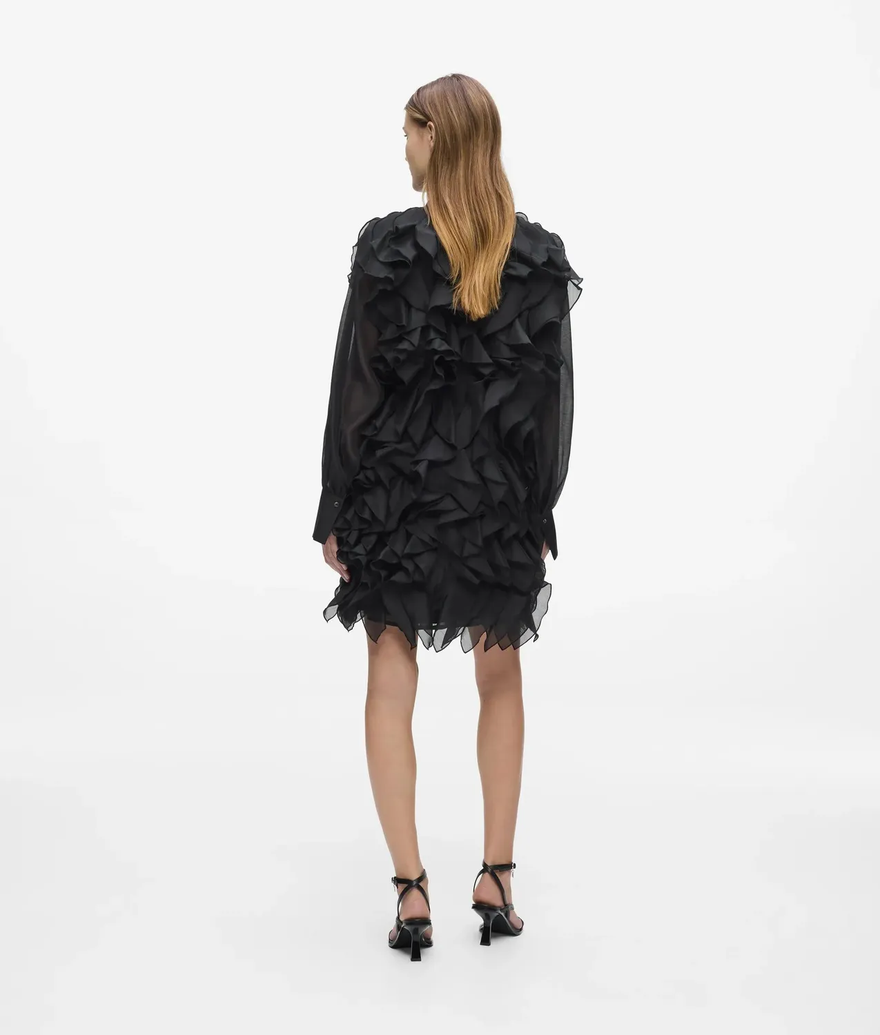 Karl Lagerfeld Organza Rüschen Minirock Gr 4