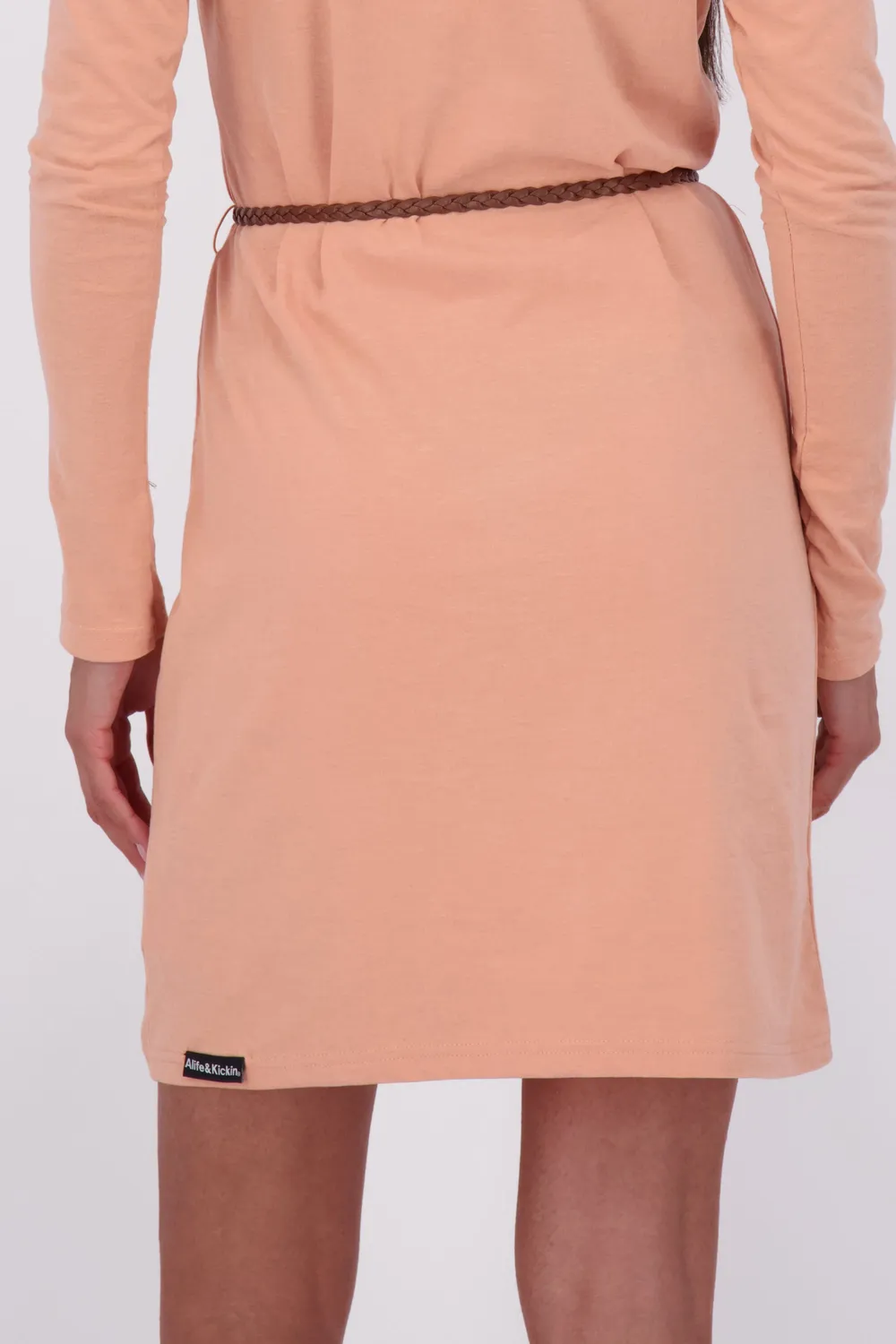 Alife & Kickin EllinAK A Jerseykleid Damen rosa langarm