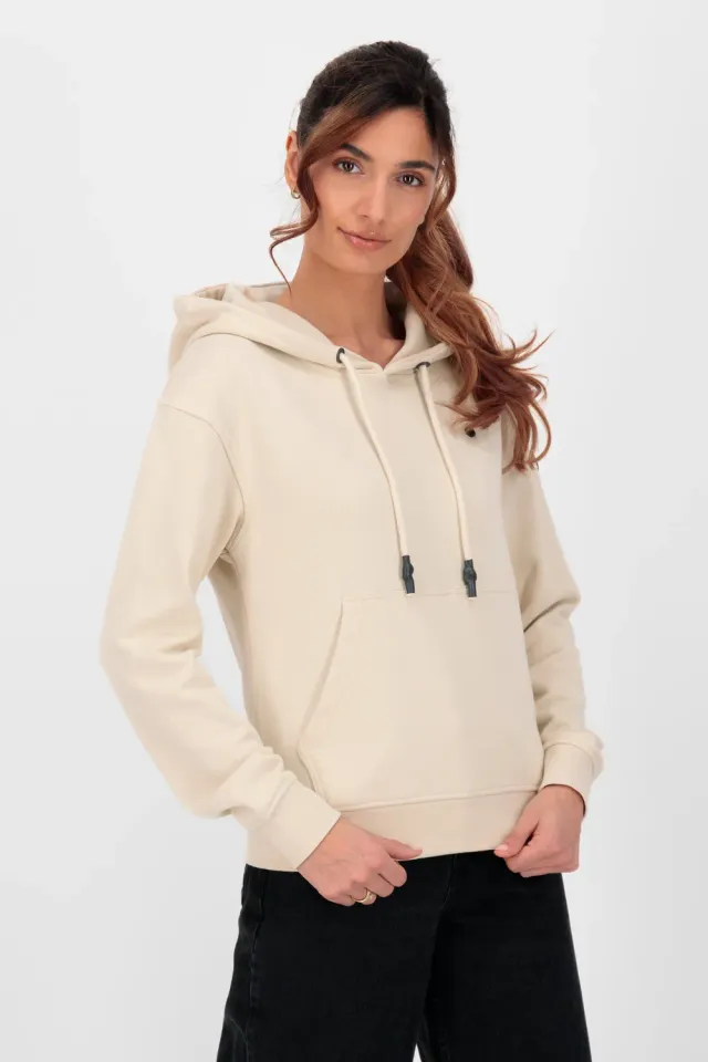 Alife & Kickin TwigAK A Hoodie Beige Baumwolle kurz