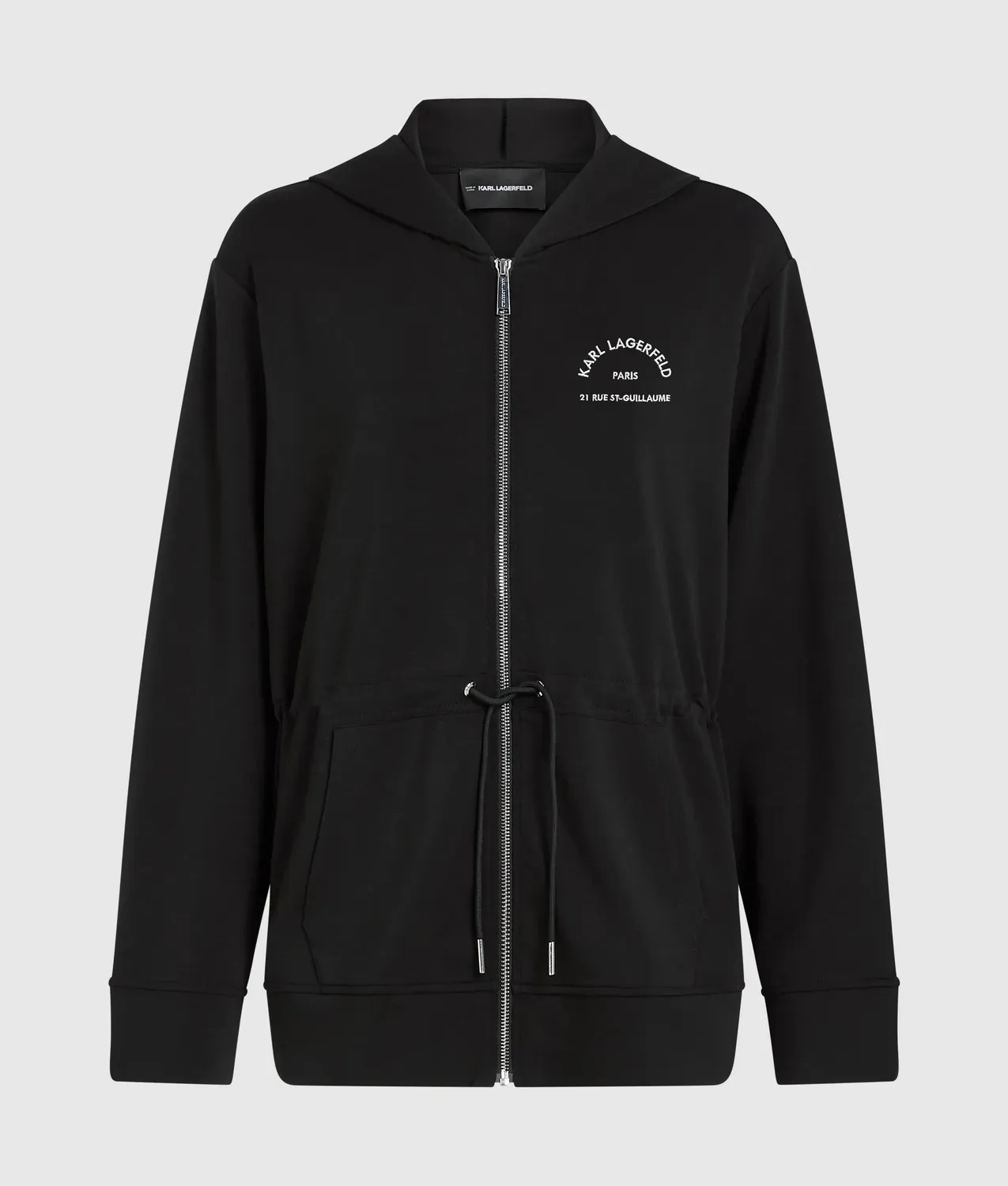 Karl Lagerfeld Rue St-Guillaume Hoodie Zip Tailliert