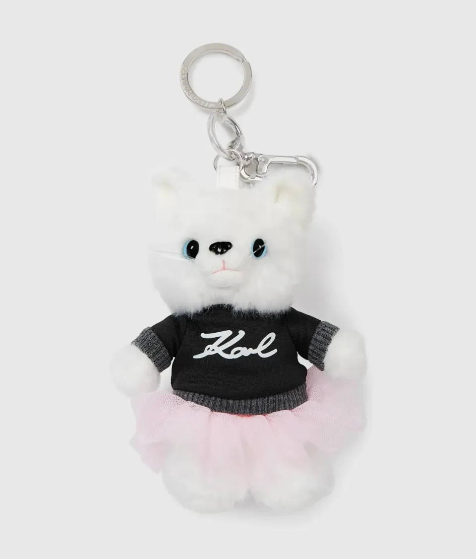 Karl Lagerfeld Ikon Choupette Schlüsselanhänger Plüsch Tüll