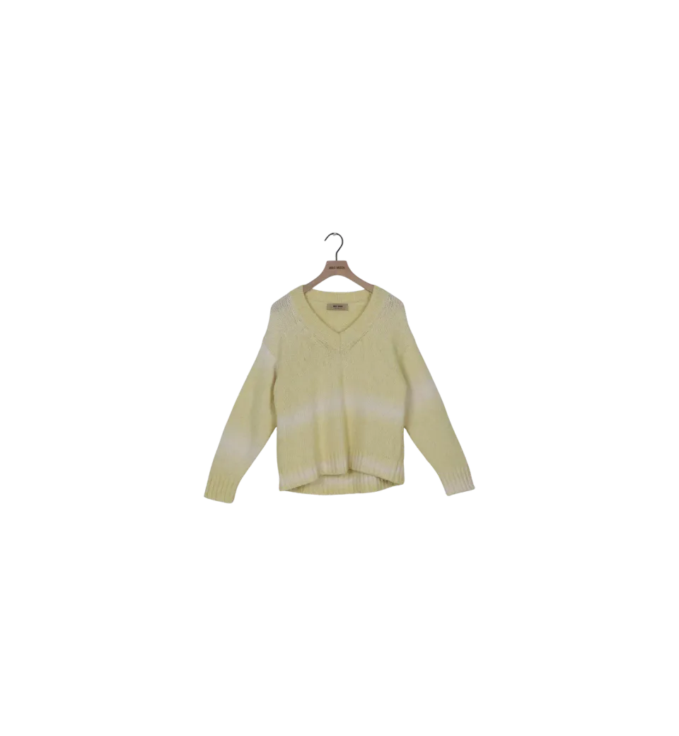 Mos Mosh MMWelma Gradient Knit Pullover S V-Ausschnitt