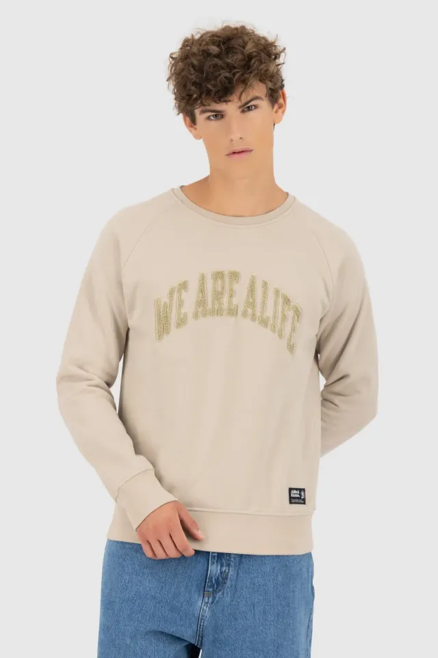 Alife & Kickin LevinAK A Sweatshirt Beige Herren