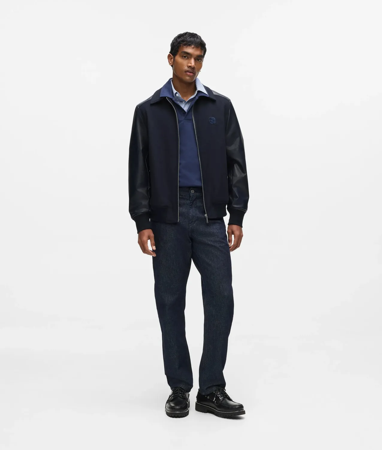 Karl Lagerfeld Ikon Varsity Jacke XS-XL Stickerei