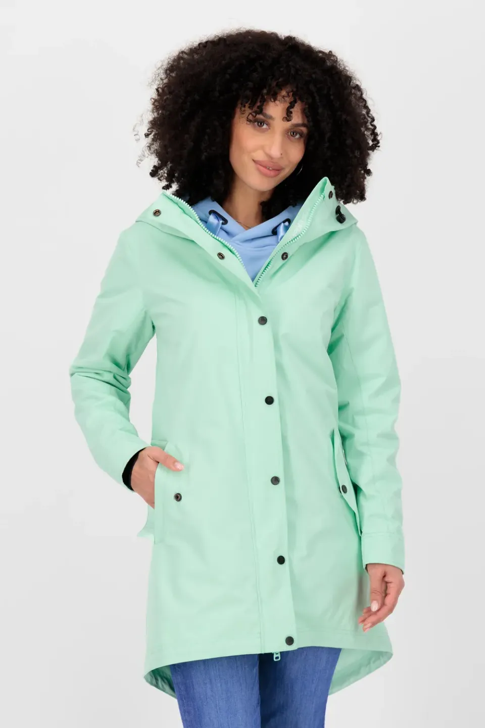 Alife & Kickin BerniceAK A Parka Hellgrün Damen