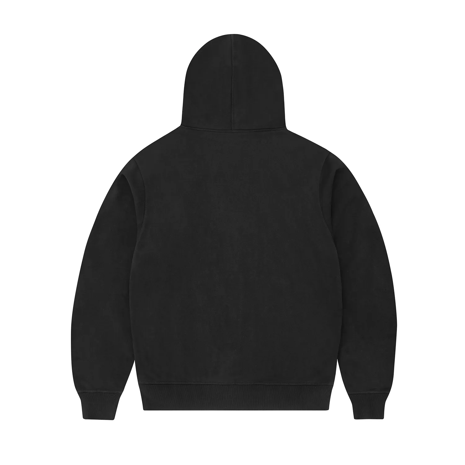 Corteiz Alcatraz Hoodie Triple Black Baumwoll-Hoodie 430 GSM