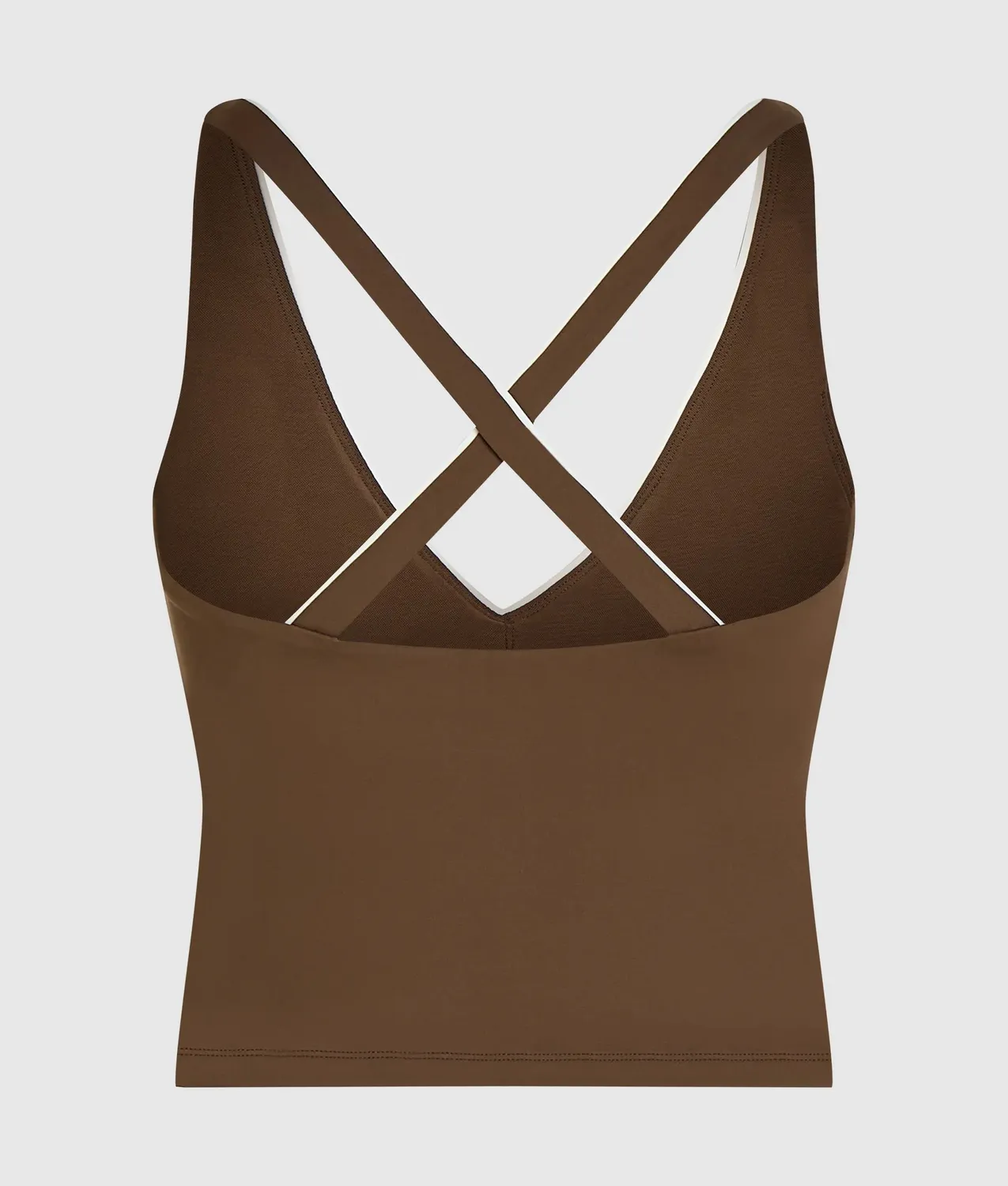 Karl Lagerfeld Contrast Piping Athleisure Tank-Top Logo