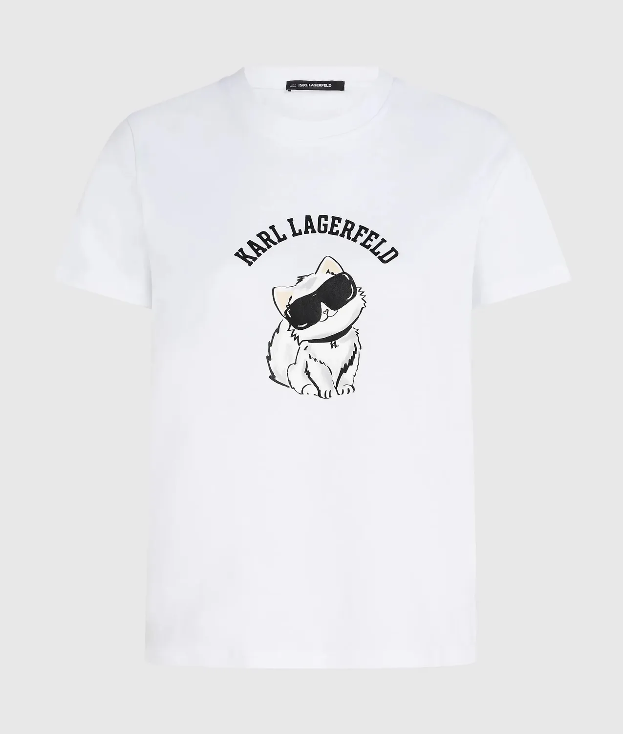 Karl Lagerfeld Ikon Choupette T-Shirt XS-XXL Bio-Baumwolle
