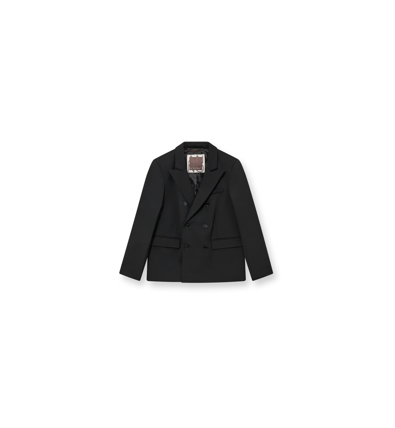 Mos Mosh HDesire Crew Blazer Schwarz Box Fit