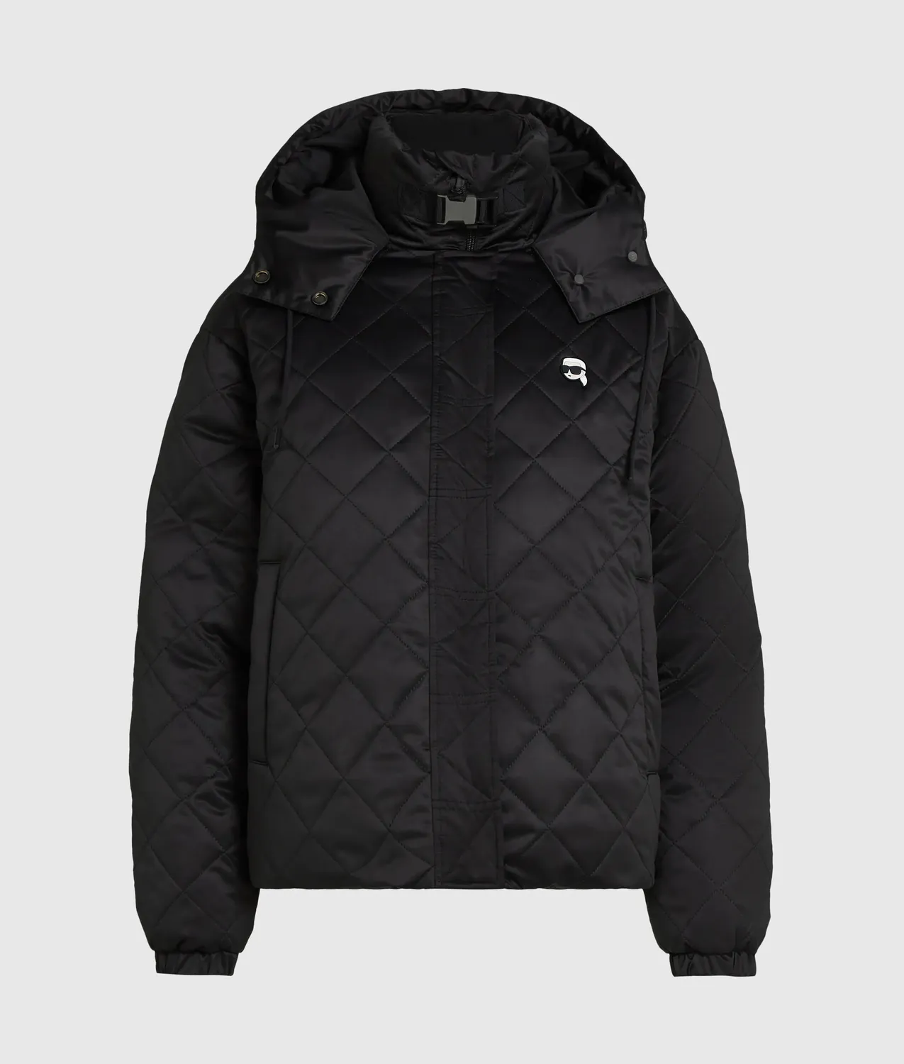 Karl Lagerfeld Ikon Stepp Pufferjacke Kapuze XS-XL wattiert