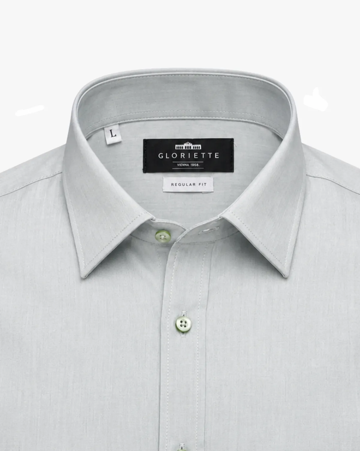 Gloriette Anthrazit Regular Fit Hemd grau Oxford