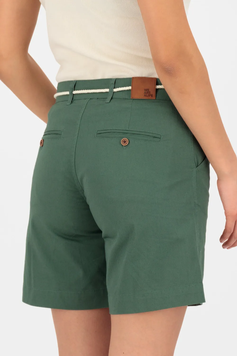 Alife & Kickin JulesAK A Shorts Dunkelgrün Baumwolle