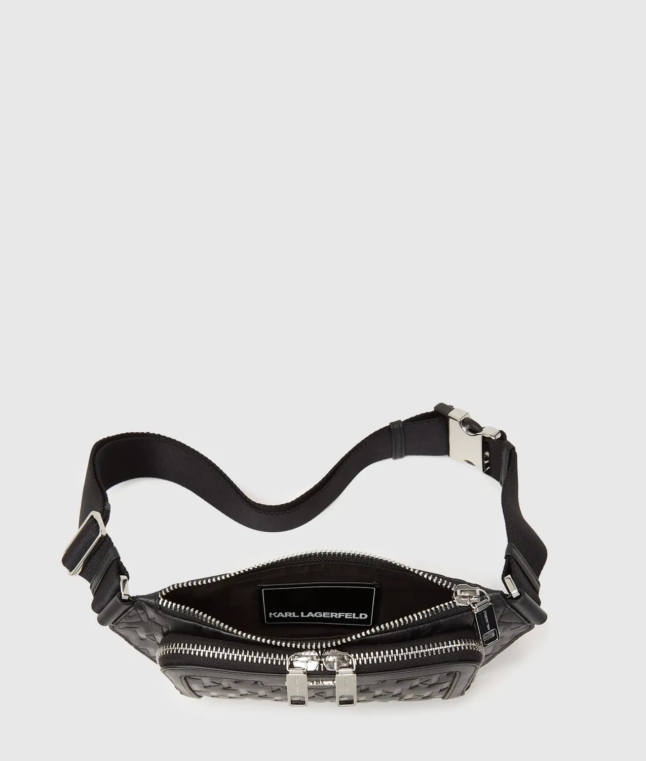 Karl Lagerfeld K/Loom Gürteltasche Leder Monogramm