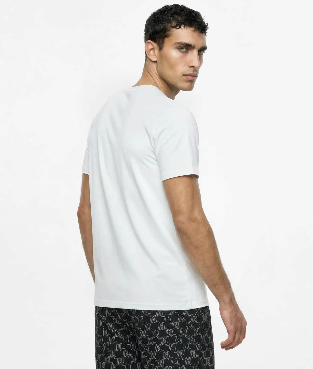 Karl Lagerfeld Monogram Pyjama-Shirt Bio-Baumwolle
