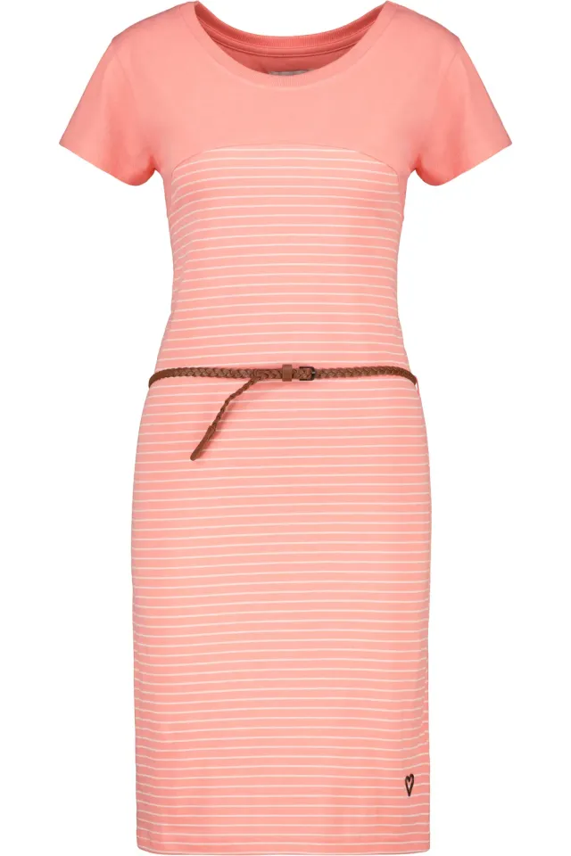 Alife & Kickin ClarinaAK Z Kleid Pink Streifen Gr. M