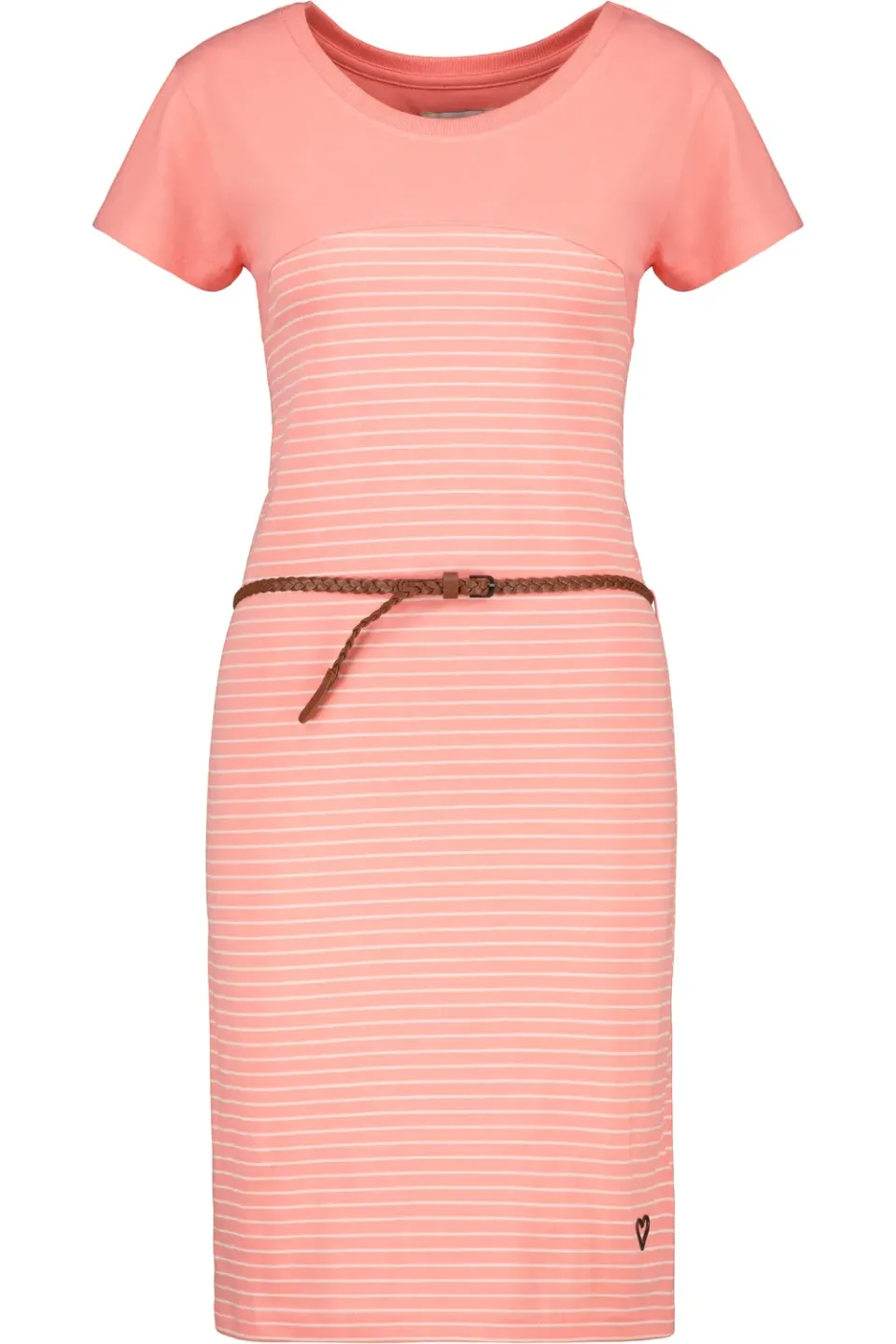Alife & Kickin ClarinaAK Z Kleid Pink Streifen Gr. M