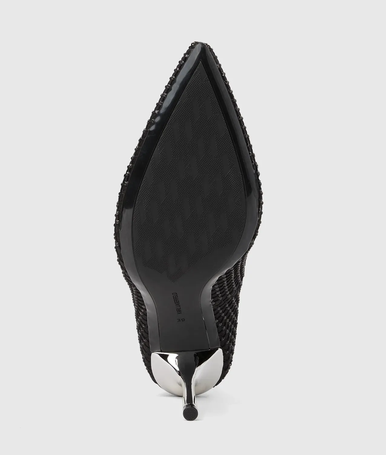 Karl Lagerfeld Sarabande Mesh Heels Stiletto mit Strass spitz