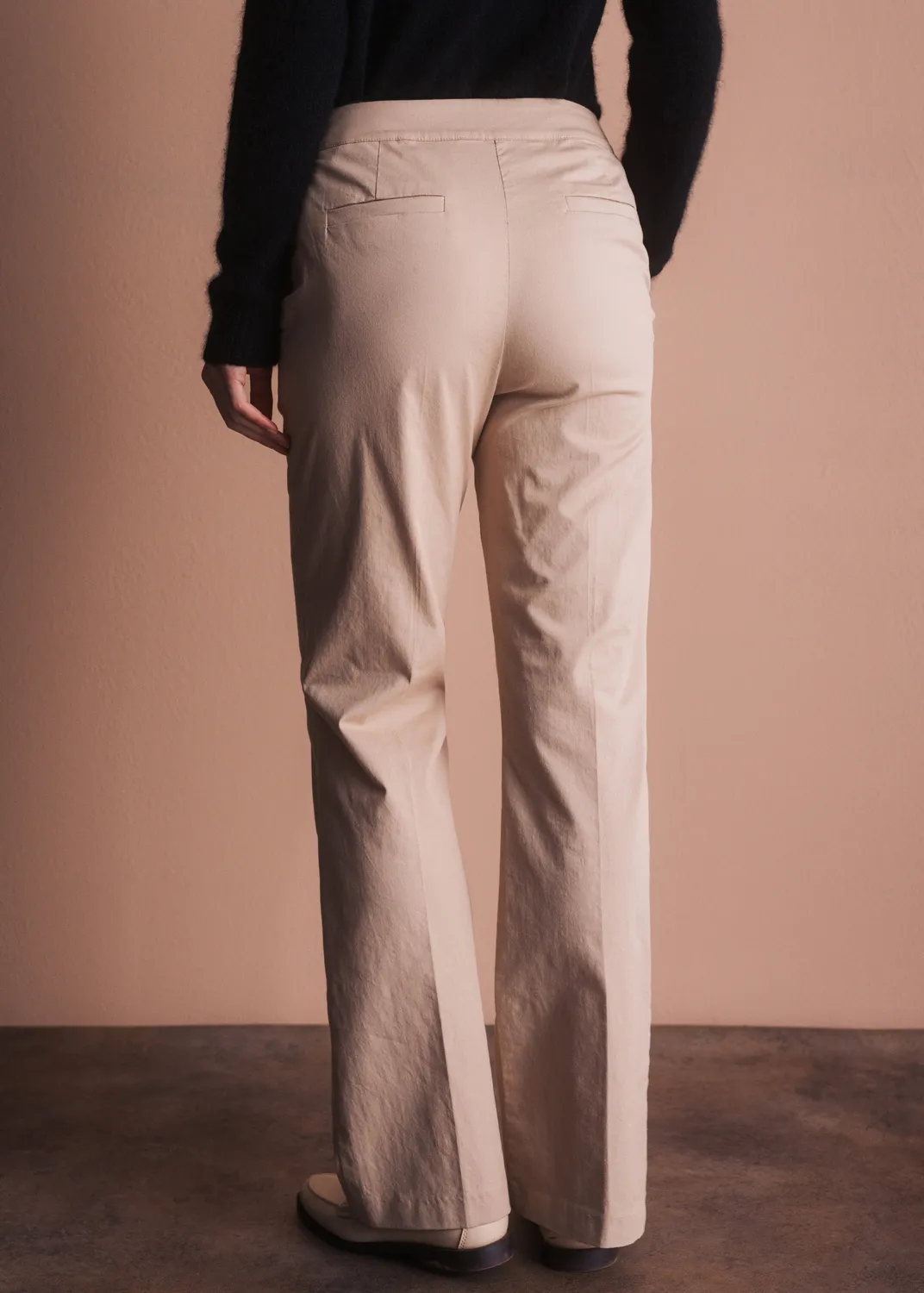 Senatex Stoffhose mit Bügelfalte Hose Navy kbA-Baumwolle