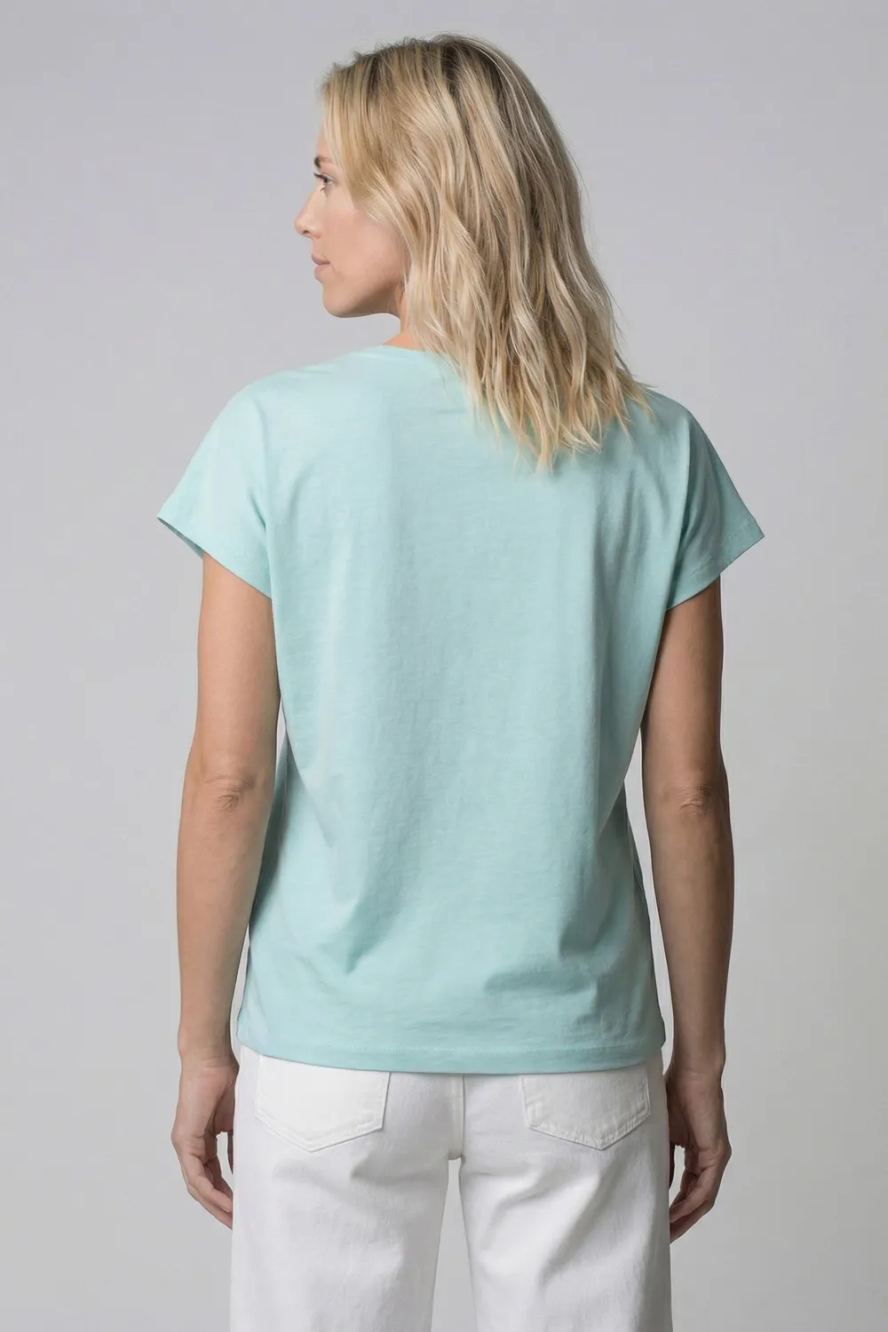 Alife & Kickin SofiaAK A Doublepack T-Shirt hellblau Damen