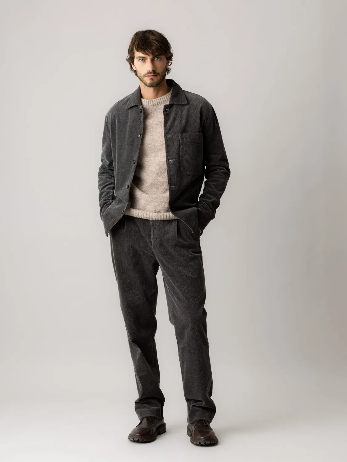 Mos Mosh MMGConor Corduroy Hose Castlerock Regular Neu