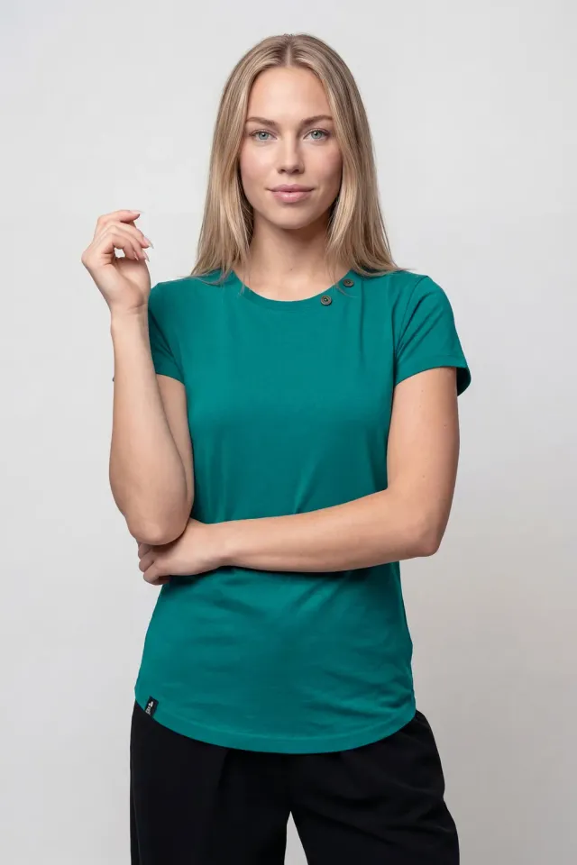 Alife & Kickin TabithaAK A Shirt Dunkelgrün Damen T-Shirt