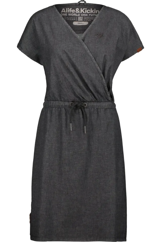 Alife & Kickin OrnellaAK DNM Kleid Schwarz Denim