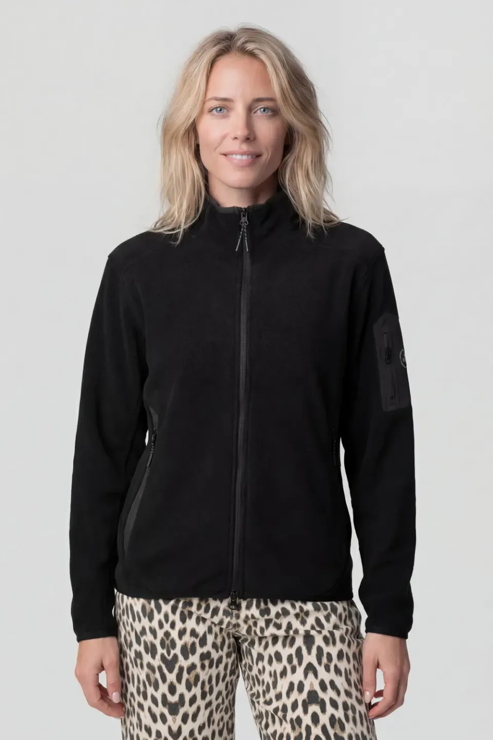 Alife & Kickin SagaAK F Fleece Sweat Jacket Schwarz Damen