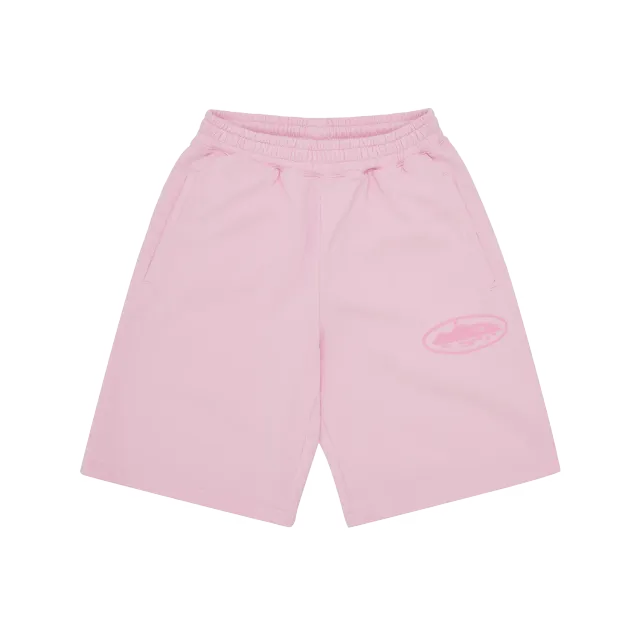 Corteiz Island Knockout Sweatshort Shorts Pink baggy
