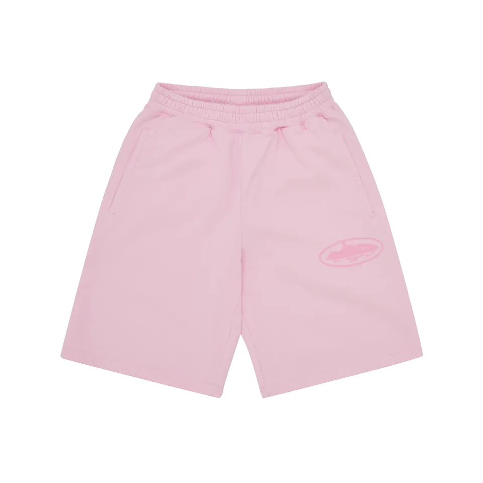 Corteiz Island Knockout Sweatshort Shorts Pink baggy