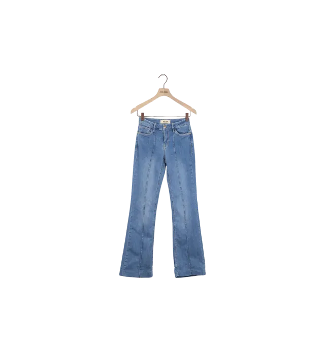 Mos Mosh ReLoved MMAlli Sea Flare Jeans Gr.24 Hellblau