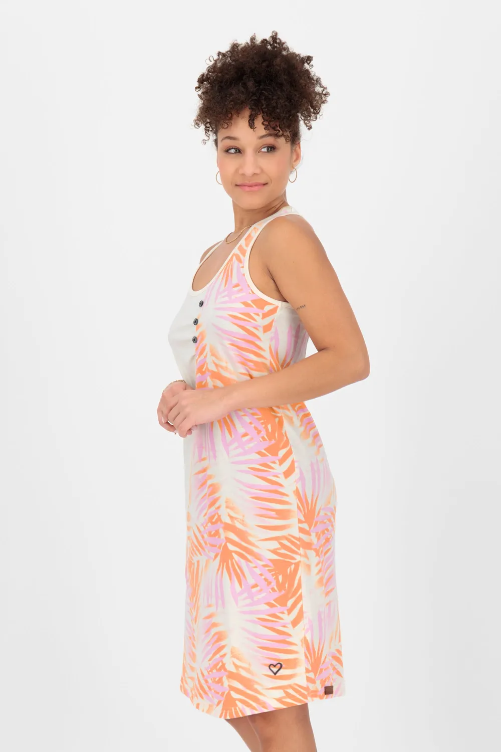 Alife & Kickin CameronAK B Kleid beige ärmellos Jersey