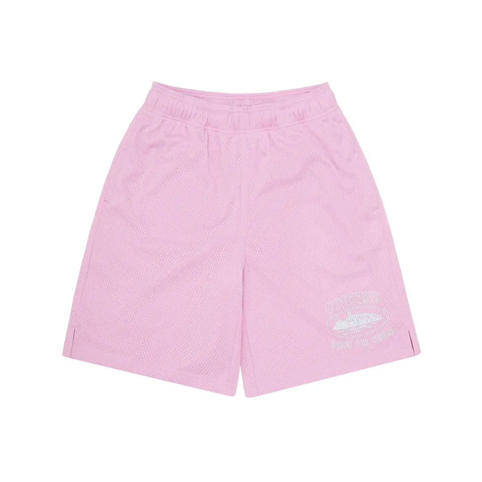 Corteiz OG Alcatraz Mesh Short Shorts Pink Mesh