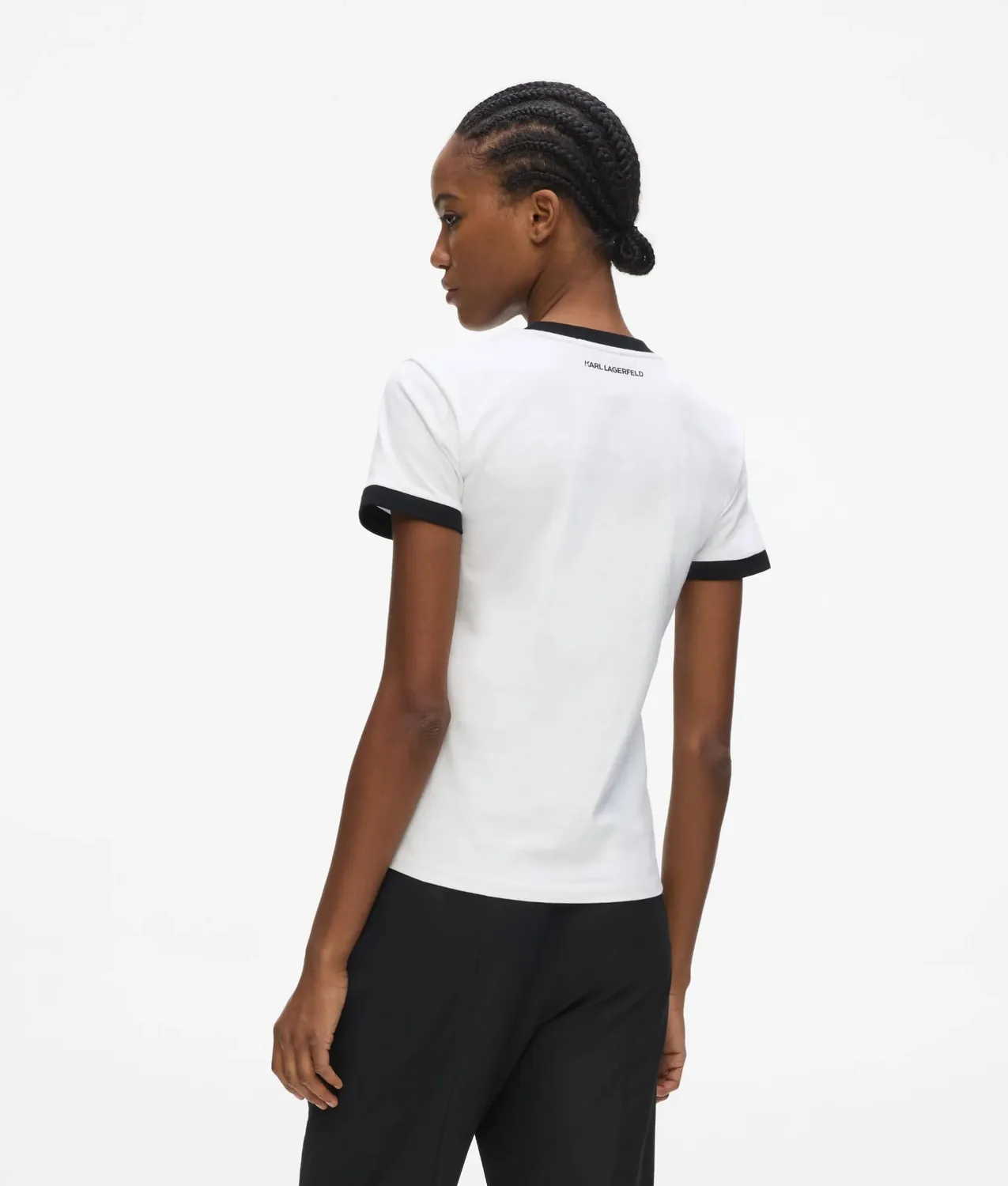 Karl Lagerfeld Le Ballet Slim Fit T-Shirt Bio-Baumwolle